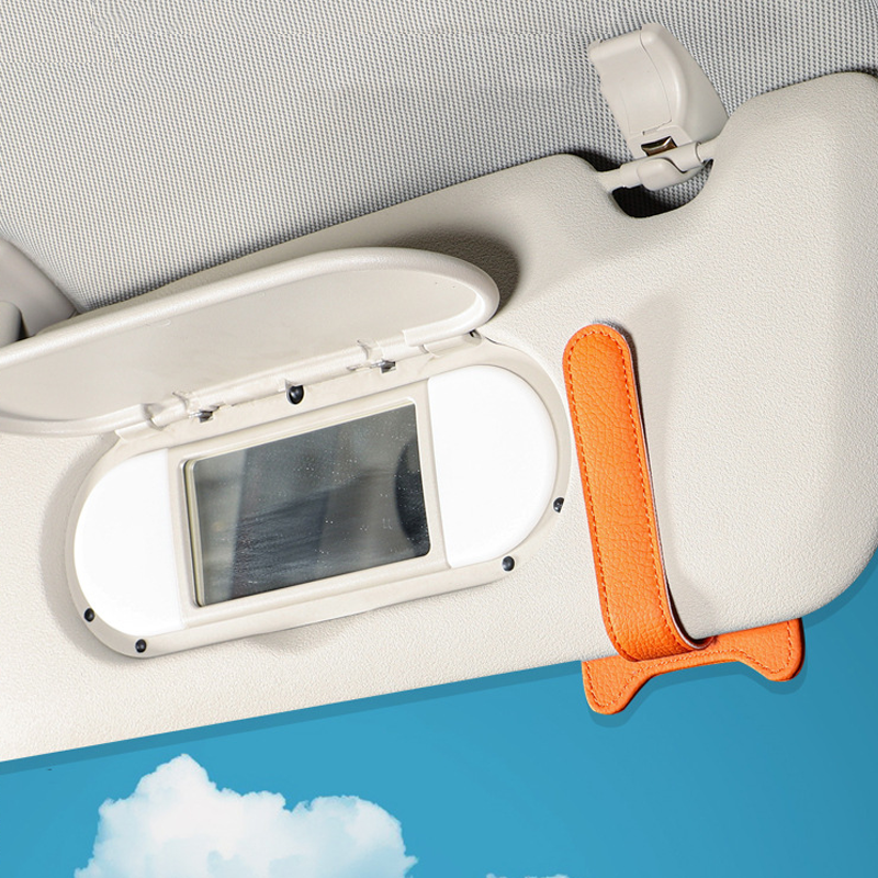 Car Sun Visor Glasses Holder – Easy Access, Space-Saving, Multi-Purpose Clip