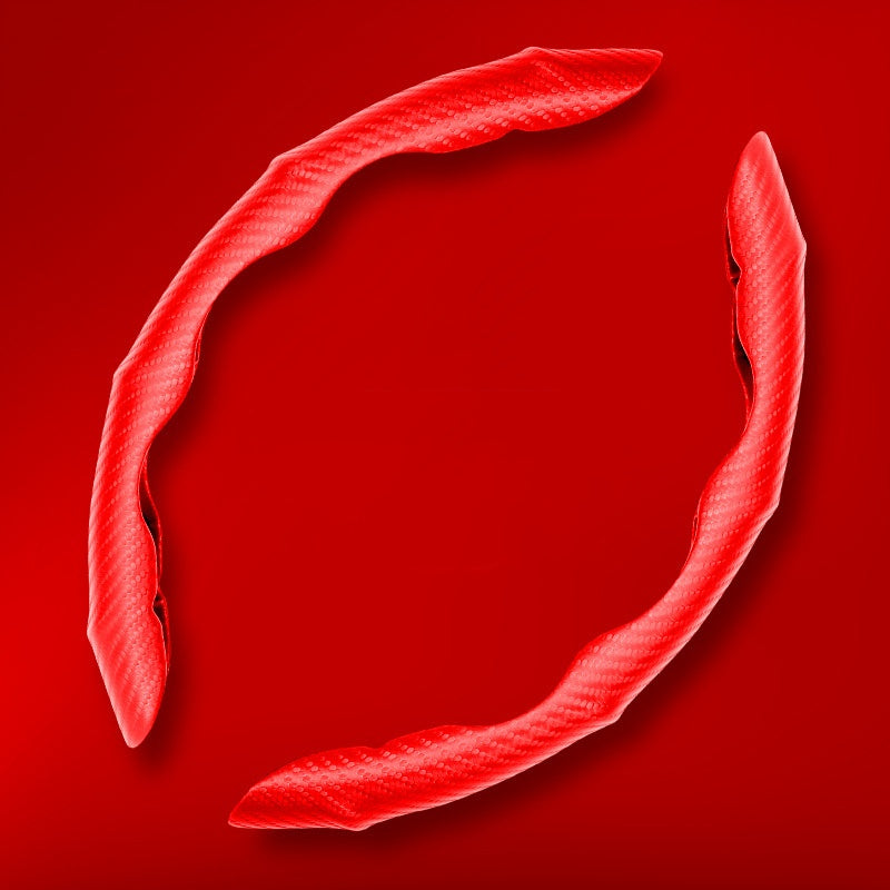 High-Quality Carbon Fiber Steering Wheel Cover:Enhanced Driving Comfort and Style