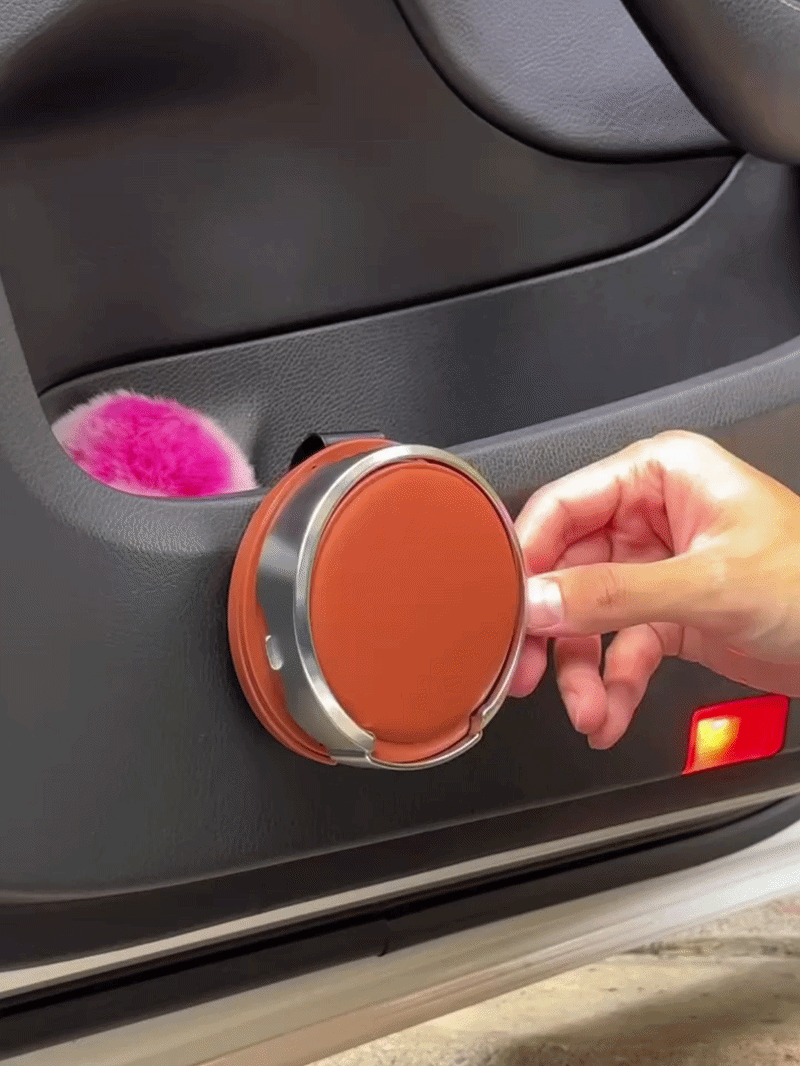 Foldable Car Door Cup Holder Storage Box Anti-Shake Organizer