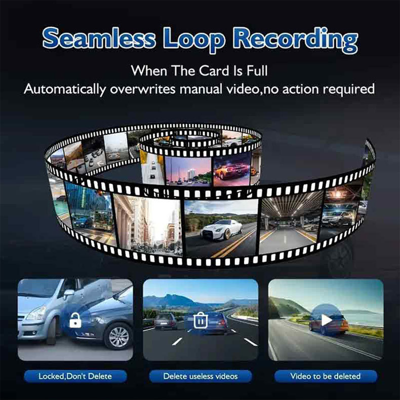 New Dual-Lens Dash Cam – HD Night Vision, Wide Angle, Reversing Camera