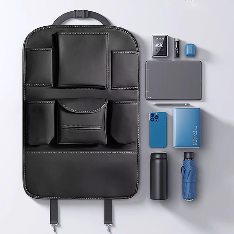 DriveEase Backseat Organizer– Multi-Pocket Hanging Organizer & Custom Logo
