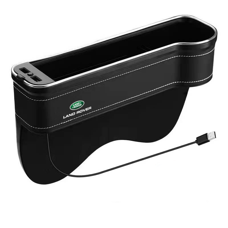 Multifunction Car Gap Storage Box – LED Light & USB Charging