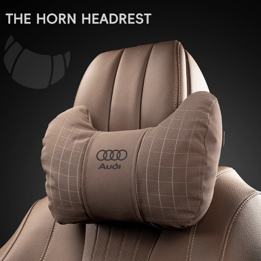 Velora Leather Car Pillow – Breathable Comfort & Custom Logo Ready