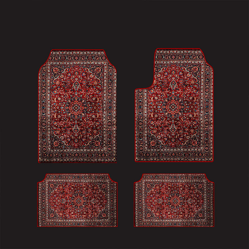 Ethnic Retro Style Car Floor Mats - Stain-Resistant & Easy to Clean
