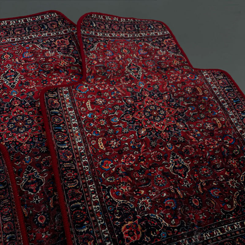 Ethnic Retro Style Car Floor Mats - Stain-Resistant & Easy to Clean
