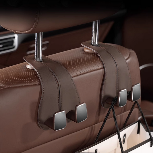 LUXHOOK Premium Car Seat Hook  – Customizable Logo & Space-Saving Design