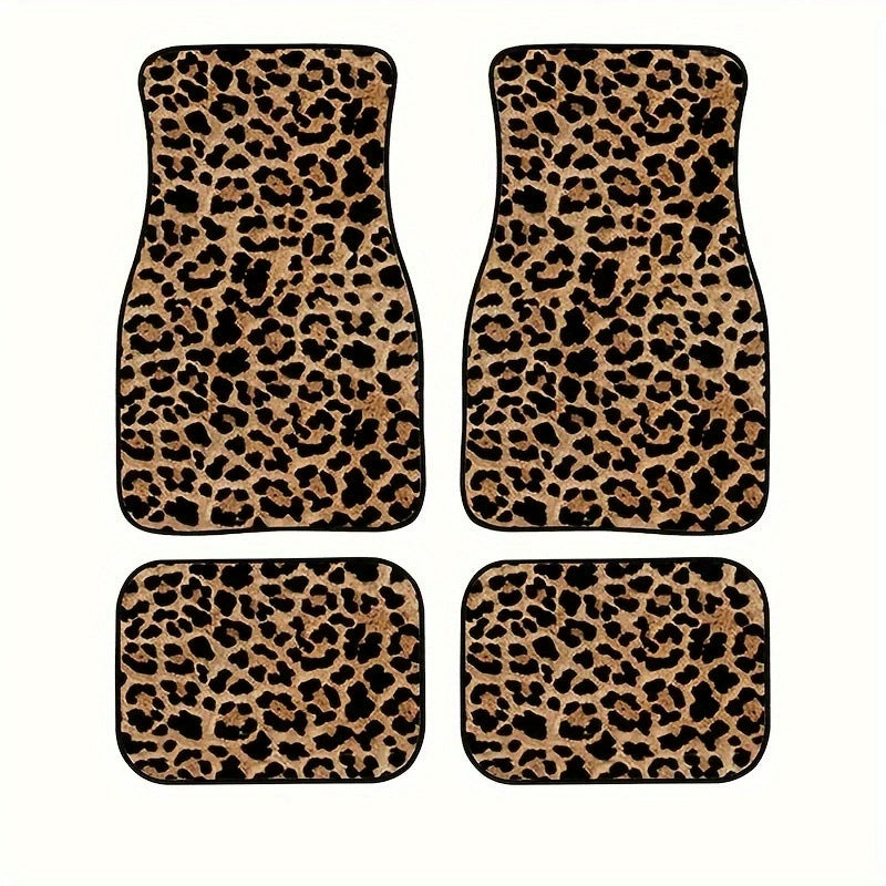 Ethnic Retro Style Car Floor Mats - Stain-Resistant & Easy to Clean