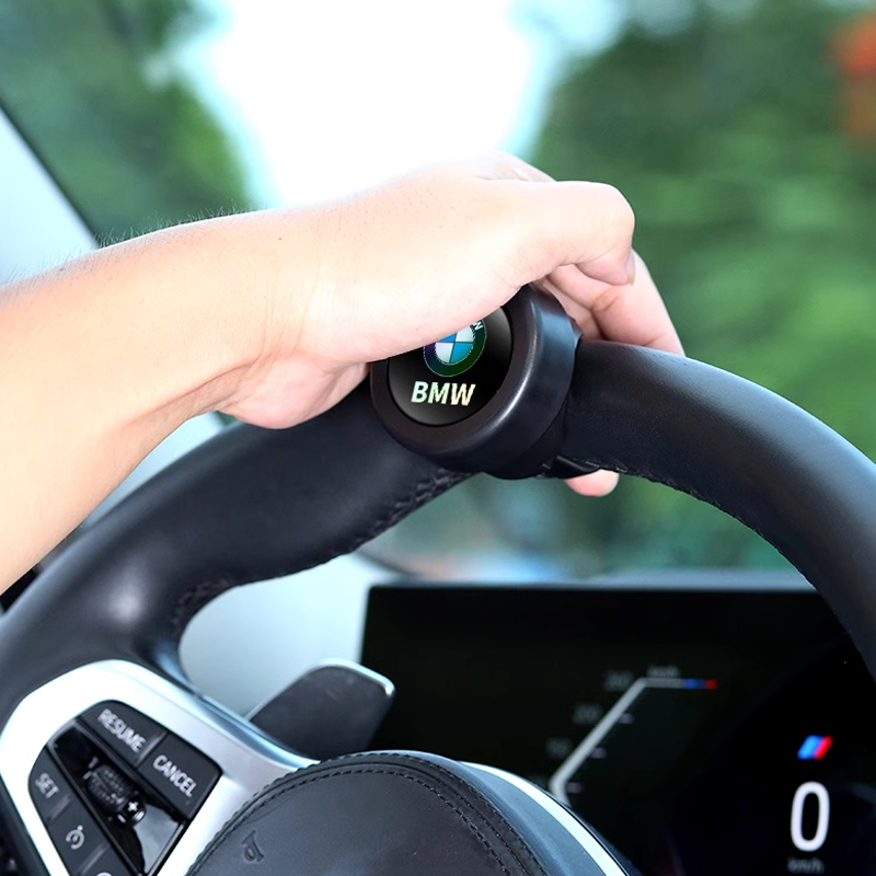 Steering Wheel Power Assist Knob - Customizable Logo