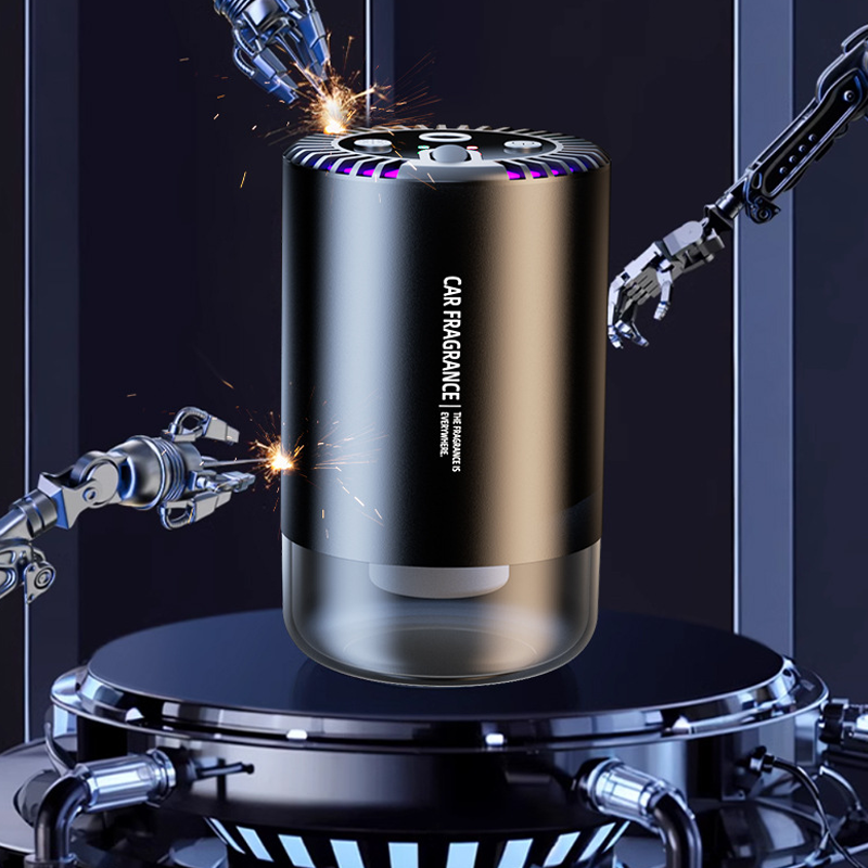 AuraMist Car Diffuser – Rechargeable with Ambient Light