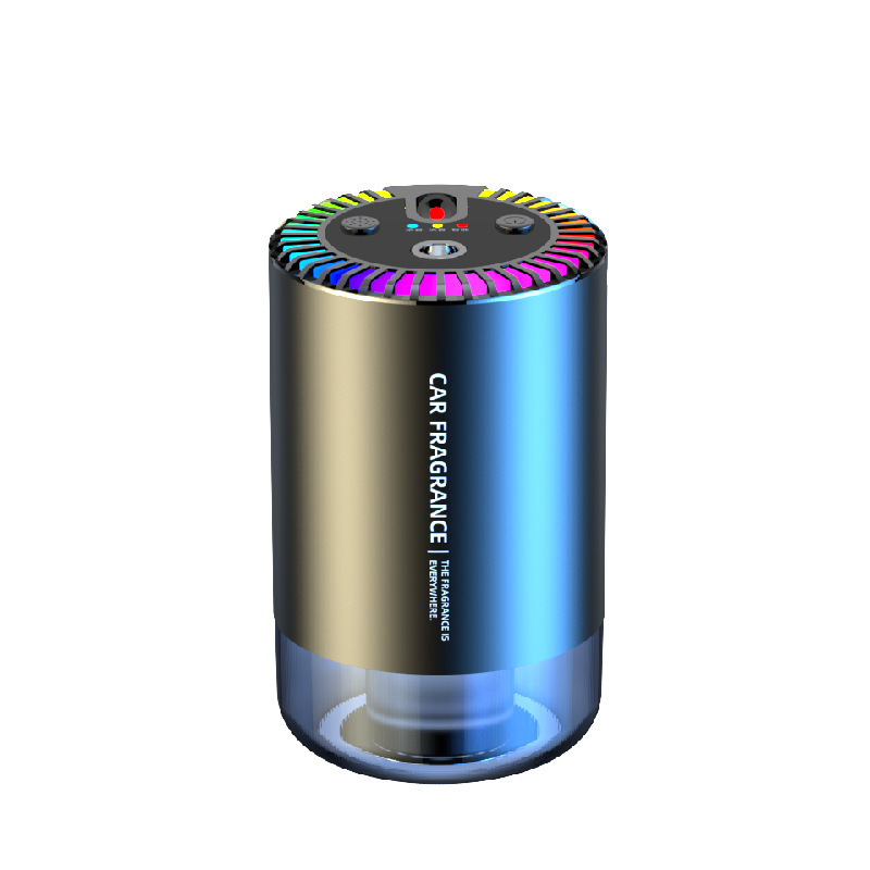 AuraMist Car Diffuser – Rechargeable with Ambient Light