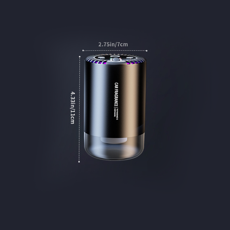 AuraMist Car Diffuser – Rechargeable with Ambient Light