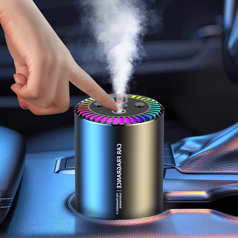 AuraMist Car Diffuser – Rechargeable with Ambient Light