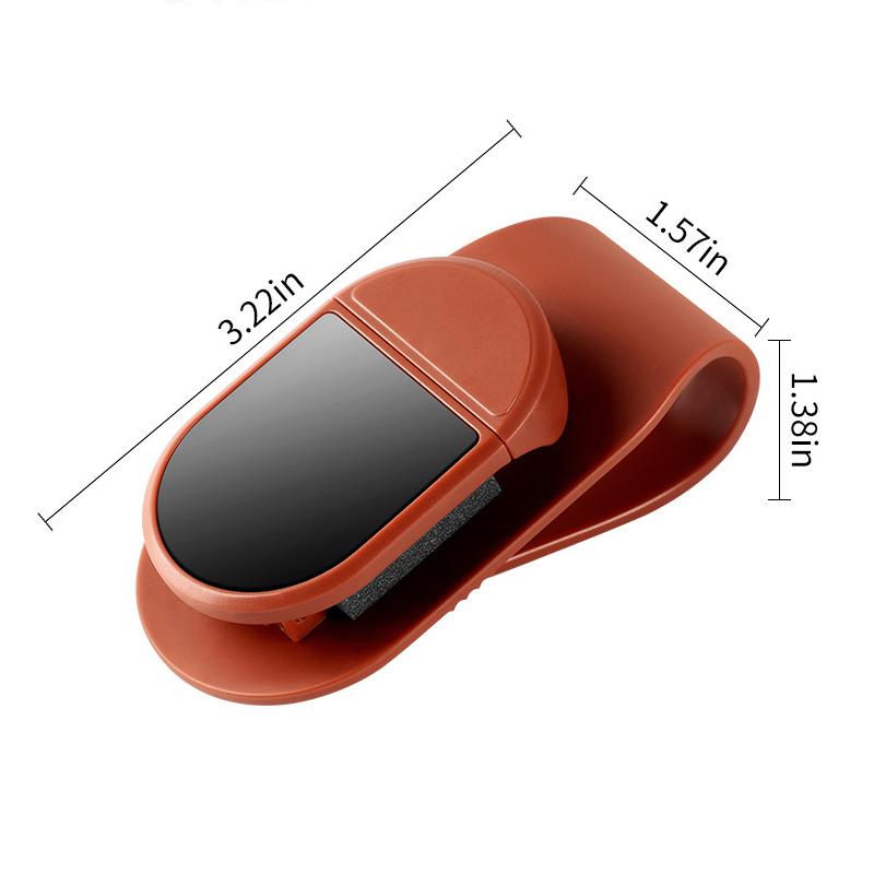 GlideMount Car Glasses Clip – Minimalist Style with Logo Customization