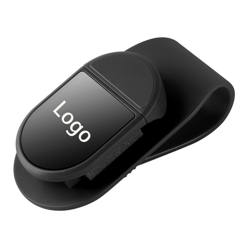 GlideMount Car Glasses Clip – Minimalist Style with Logo Customization