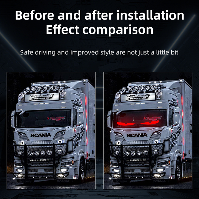 CyberGlow LED Car Sticker – Custom Patterns & Quick Install