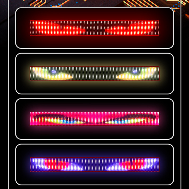 CyberGlow LED Car Sticker – Custom Patterns & Quick Install