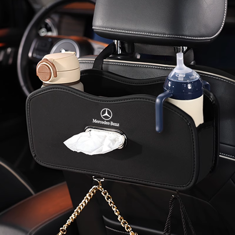 LuxOrganix SeatBack Organizer – Premium Storage for Modern Drivers, Custom Logo Ready