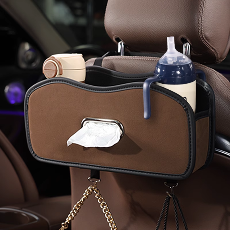 LuxOrganix SeatBack Organizer – Premium Storage for Modern Drivers, Custom Logo Ready
