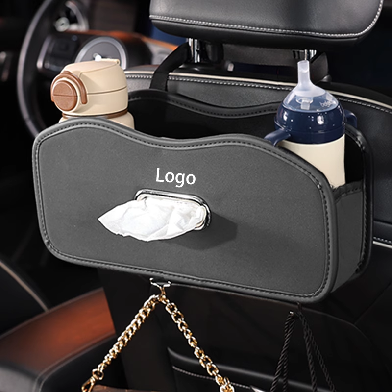 LuxOrganix SeatBack Organizer – Premium Storage for Modern Drivers, Custom Logo Ready