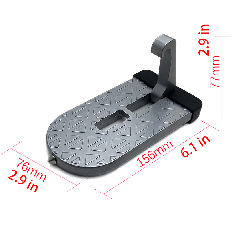 AlloyRescue Car Door Step – 400lbs Load & Built-in Window Breaker