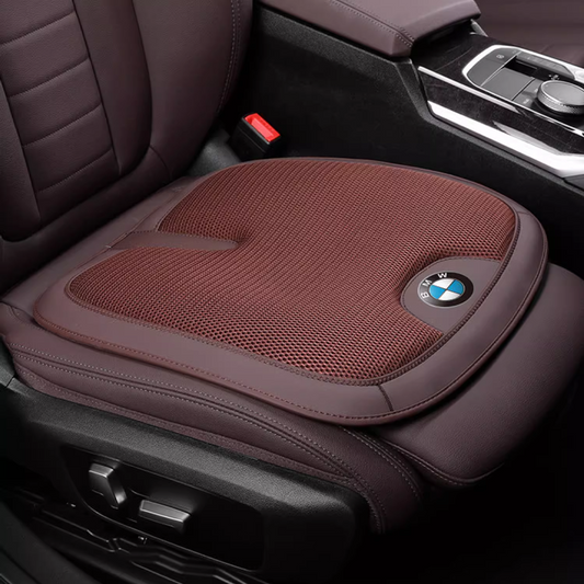 EleganceComfort Car Seat Cushion - Customizable Logo & All-Season Use