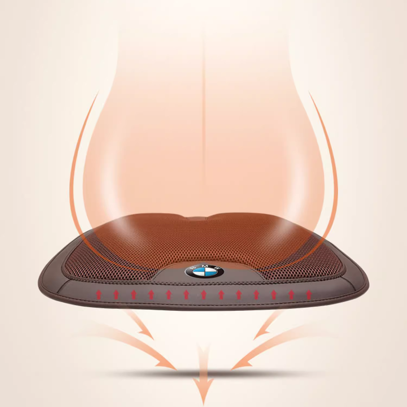 EleganceComfort Car Seat Cushion - Customizable Logo & All-Season Use