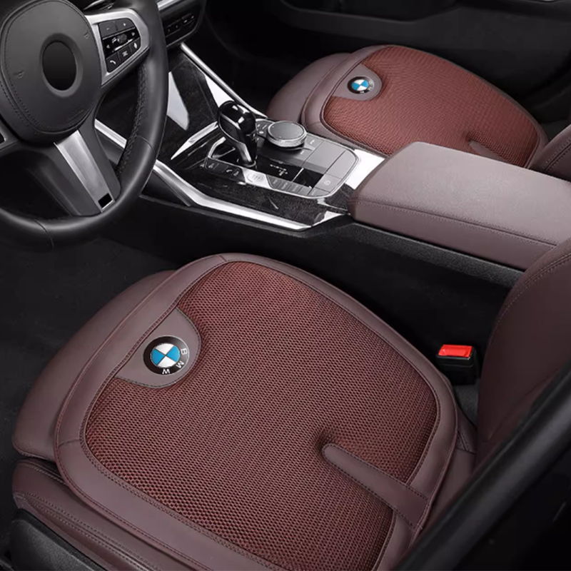 EleganceComfort Car Seat Cushion - Customizable Logo & All-Season Use