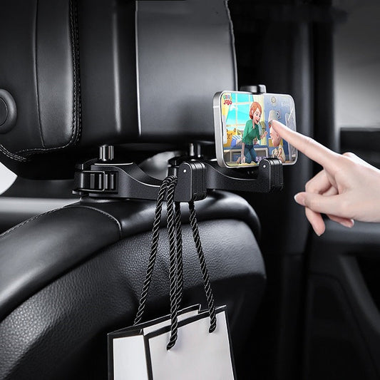 Car Seat Back Hidden Hook Mobile Phone Stand: Convenient Hands-Free Solution