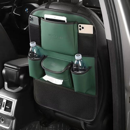 Car Seat Back Storage Bag: Hanging Organizer for Backseat, Multi-functional Shelf for Car Interior