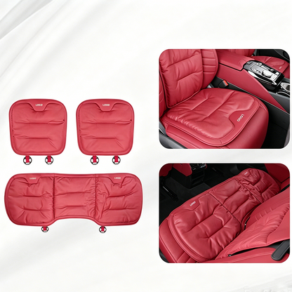 NappaGlide™ Premium Car Seat Cushion – All-Season Breathable Non-Slip Comfort Pad
