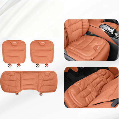 NappaGlide™ Premium Car Seat Cushion – All-Season Breathable Non-Slip Comfort Pad