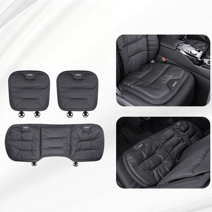 NappaGlide™ Premium Car Seat Cushion – All-Season Breathable Non-Slip Comfort Pad