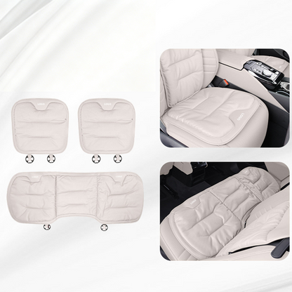NappaGlide™ Premium Car Seat Cushion – All-Season Breathable Non-Slip Comfort Pad