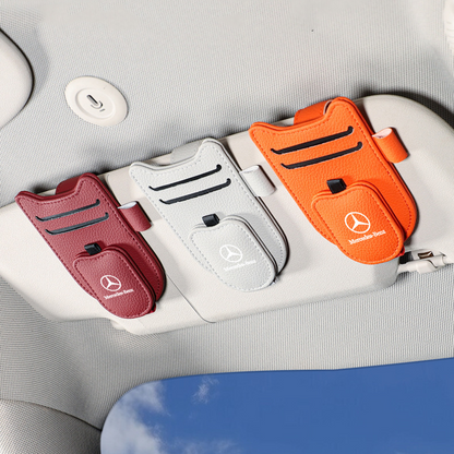 Car Sun Visor Glasses Holder – Easy Access, Space-Saving, Multi-Purpose Clip