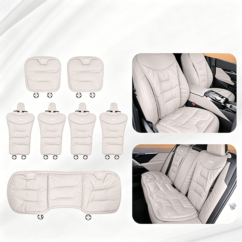 NappaGlide™ Premium Car Seat Cushion – All-Season Breathable Non-Slip Comfort Pad