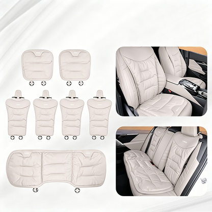NappaGlide™ Premium Car Seat Cushion – All-Season Breathable Non-Slip Comfort Pad