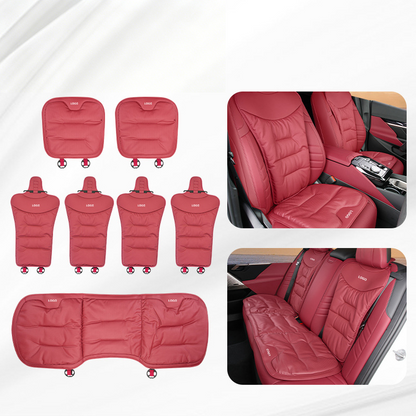 NappaGlide™ Premium Car Seat Cushion – All-Season Breathable Non-Slip Comfort Pad