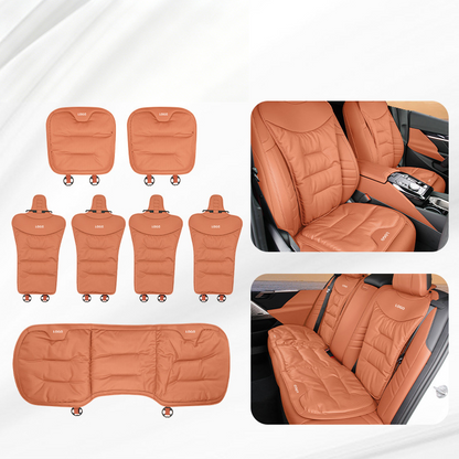 NappaGlide™ Premium Car Seat Cushion – All-Season Breathable Non-Slip Comfort Pad