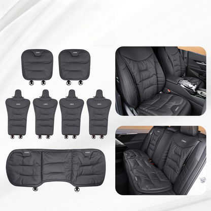 NappaGlide™ Premium Car Seat Cushion – All-Season Breathable Non-Slip Comfort Pad