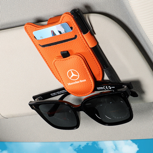 Car Sun Visor Glasses Holder – Easy Access, Space-Saving, Multi-Purpose Clip