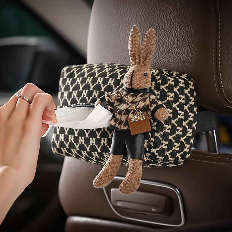 Cute Bunny Car Tissue Holder