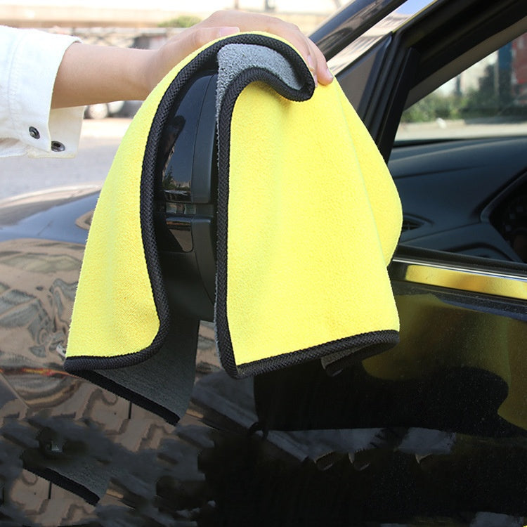 Thick and Soft Microfiber Car Cleaning Cloths - High Absorbency and Easy to Clean