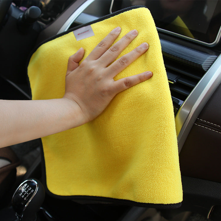 Thick and Soft Microfiber Car Cleaning Cloths - High Absorbency and Easy to Clean