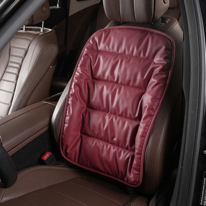 ComfortMax Leather Seat Cushion - Enhanced Breathability and Support