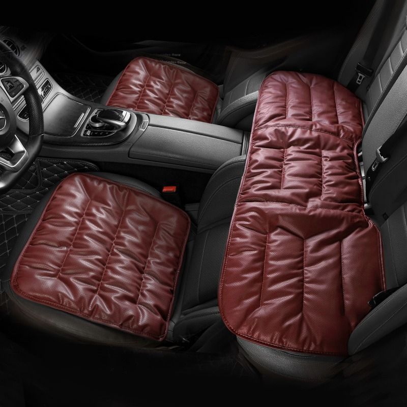 ComfortMax Leather Seat Cushion - Enhanced Breathability and Support