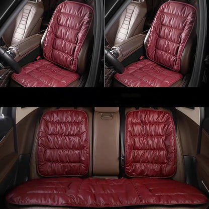 ComfortMax Leather Seat Cushion - Enhanced Breathability and Support