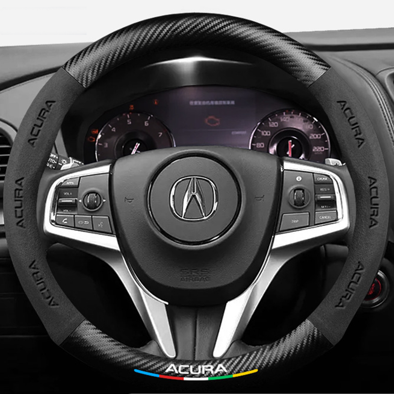 CarbonSuede™ Ultra-Slim Steering Wheel Cover — Racing-Grade Suede & Carbon Hybrid