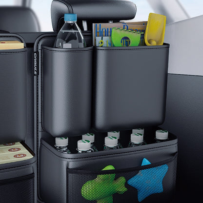 Deluxe Backseat Car Organizer Set - Maximum Storage and Organization for Road Trips