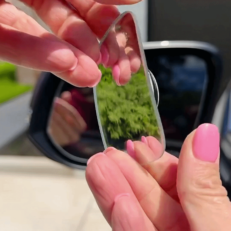 OmniView™ Frameless Blind Spot Mirror — 360° Adjustable HD Wide-Angle Auxiliary Convex Lens