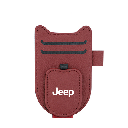 Car Sun Visor Glasses Holder – Easy Access, Space-Saving, Multi-Purpose Clip